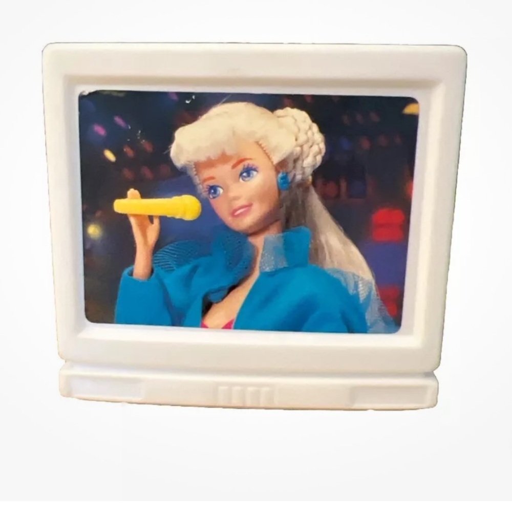 Barbie Bedroom Playset Furniture Television Only White 1993 Mattel